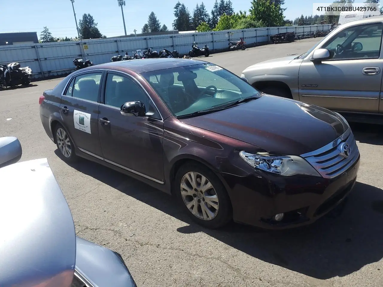 2011 Toyota Avalon Base VIN: 4T1BK3DB2BU423766 Lot: 55286865