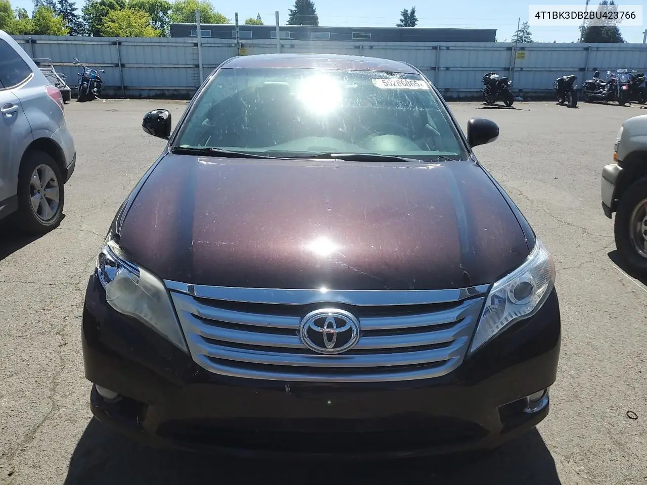 2011 Toyota Avalon Base VIN: 4T1BK3DB2BU423766 Lot: 55286865