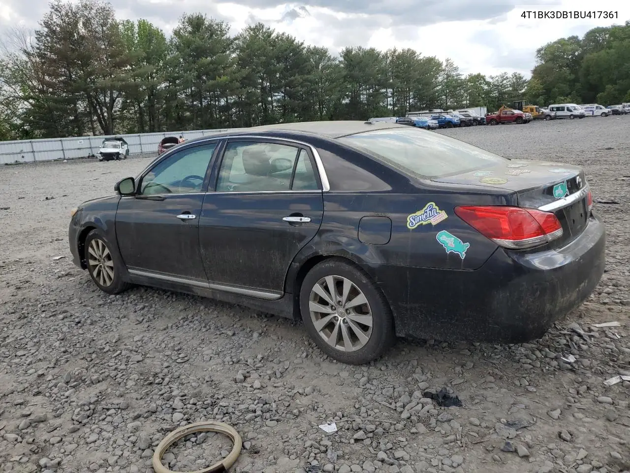 2011 Toyota Avalon Base VIN: 4T1BK3DB1BU417361 Lot: 56481305
