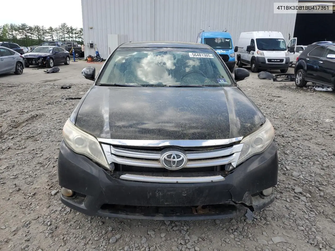 2011 Toyota Avalon Base VIN: 4T1BK3DB1BU417361 Lot: 56481305