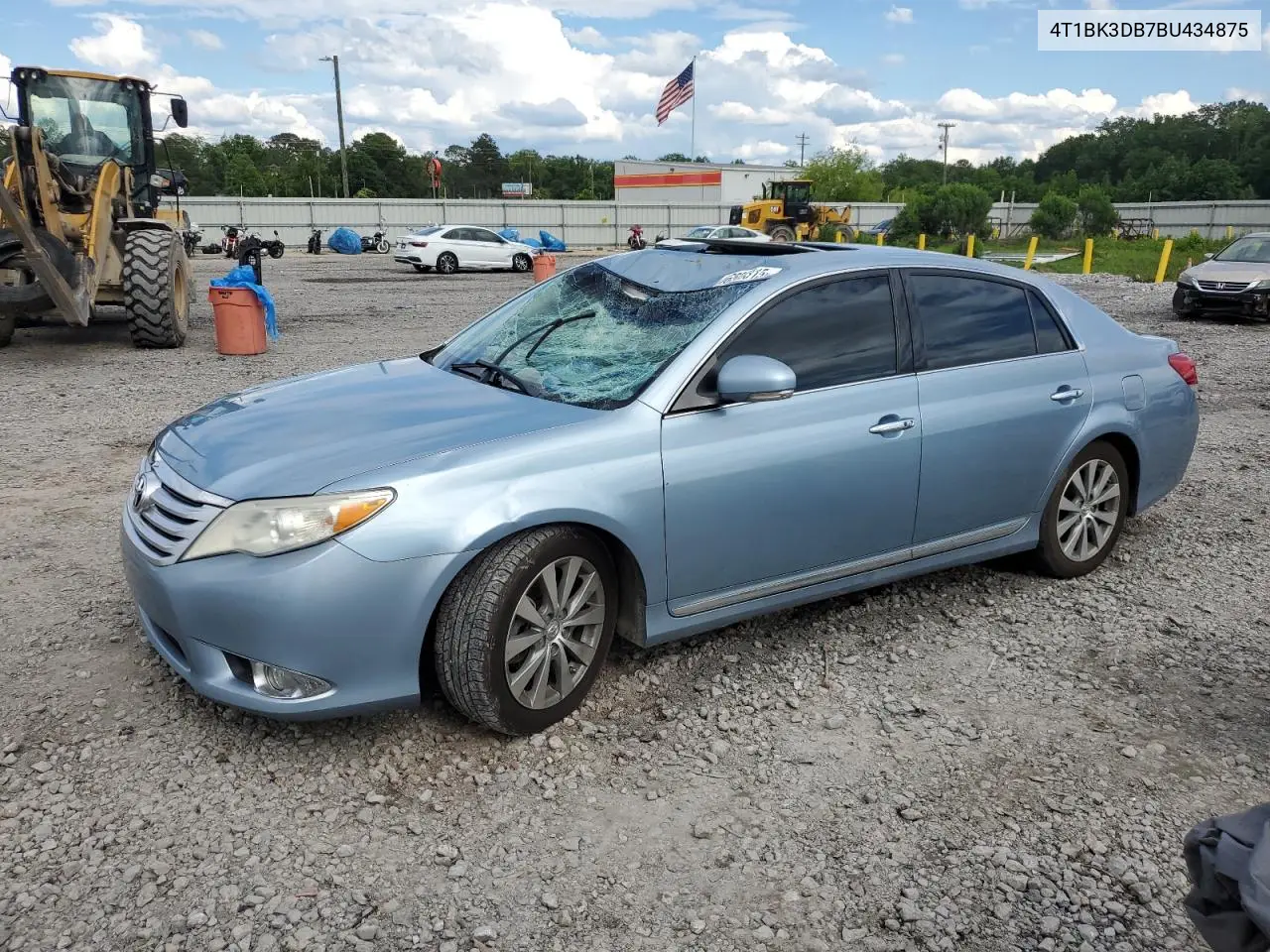 2011 Toyota Avalon Base VIN: 4T1BK3DB7BU434875 Lot: 56509315