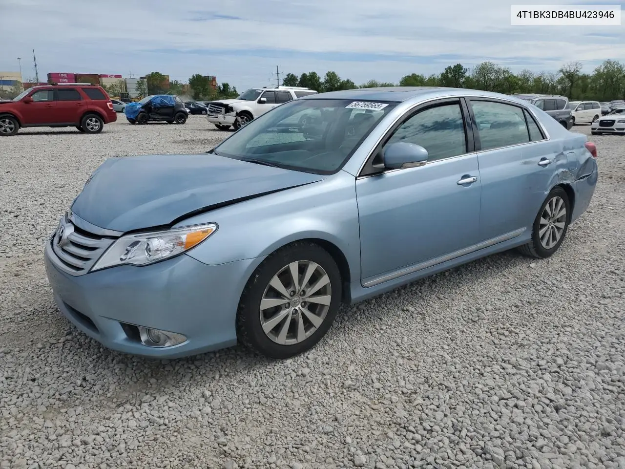2011 Toyota Avalon Base VIN: 4T1BK3DB4BU423946 Lot: 56759565