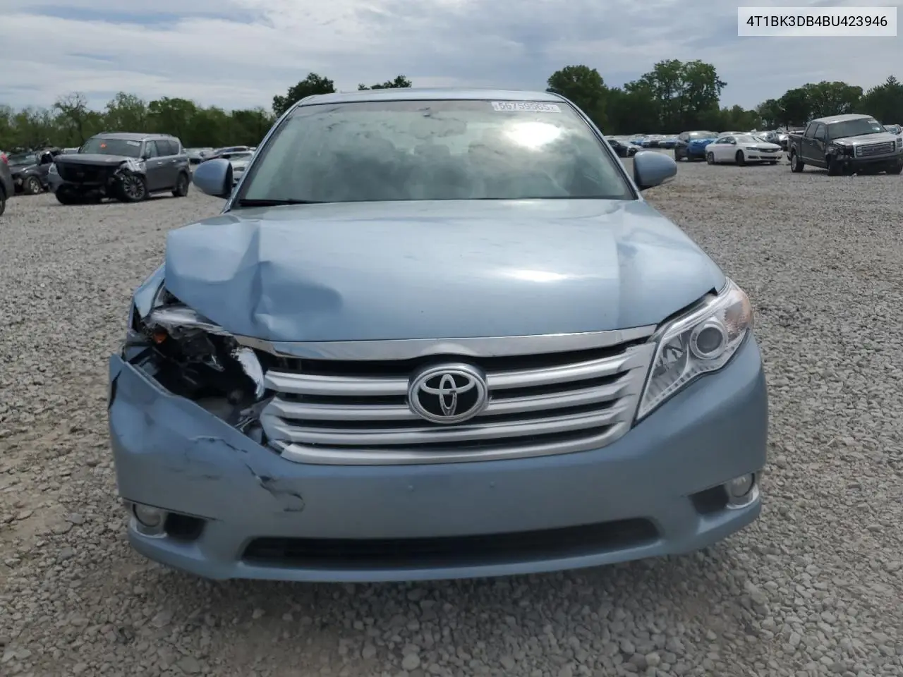 2011 Toyota Avalon Base VIN: 4T1BK3DB4BU423946 Lot: 56759565