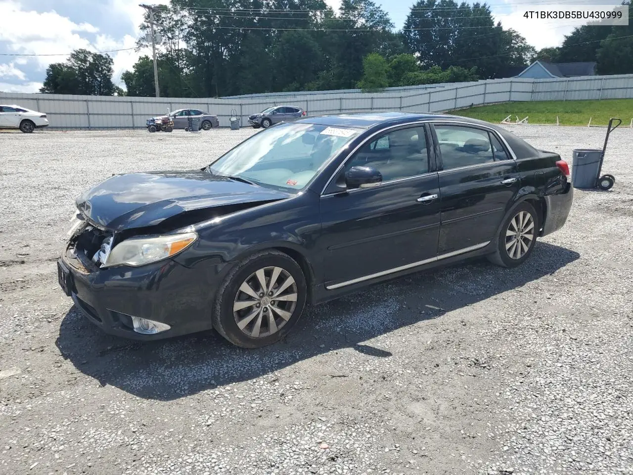 2011 Toyota Avalon Base VIN: 4T1BK3DB5BU430999 Lot: 56831645