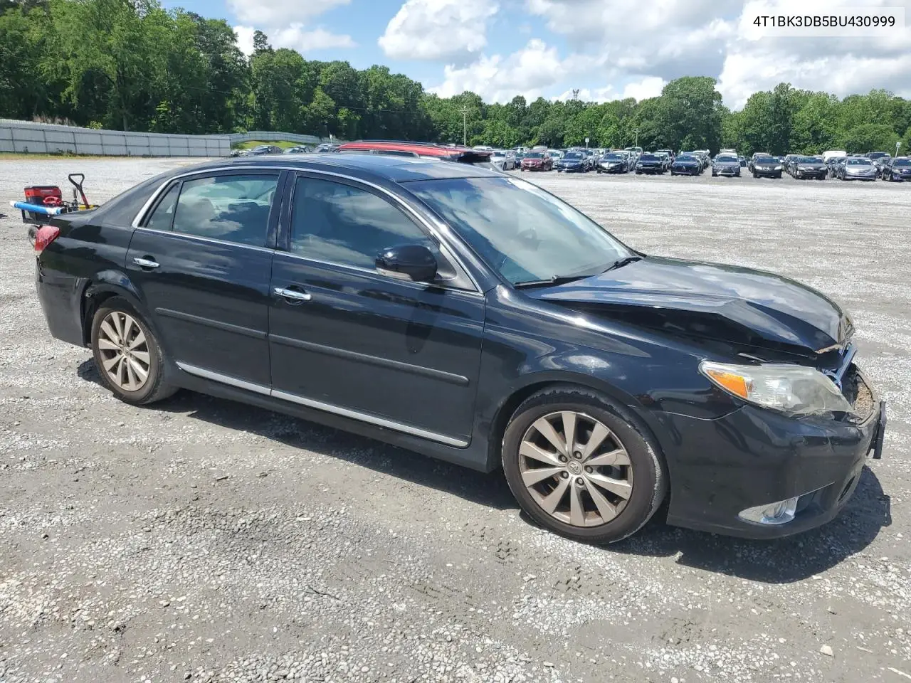 2011 Toyota Avalon Base VIN: 4T1BK3DB5BU430999 Lot: 56831645