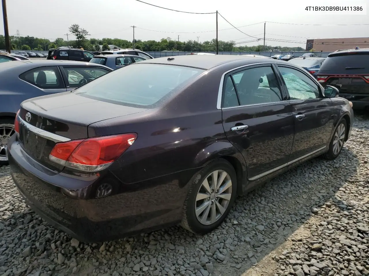 2011 Toyota Avalon Base VIN: 4T1BK3DB9BU411386 Lot: 59257465