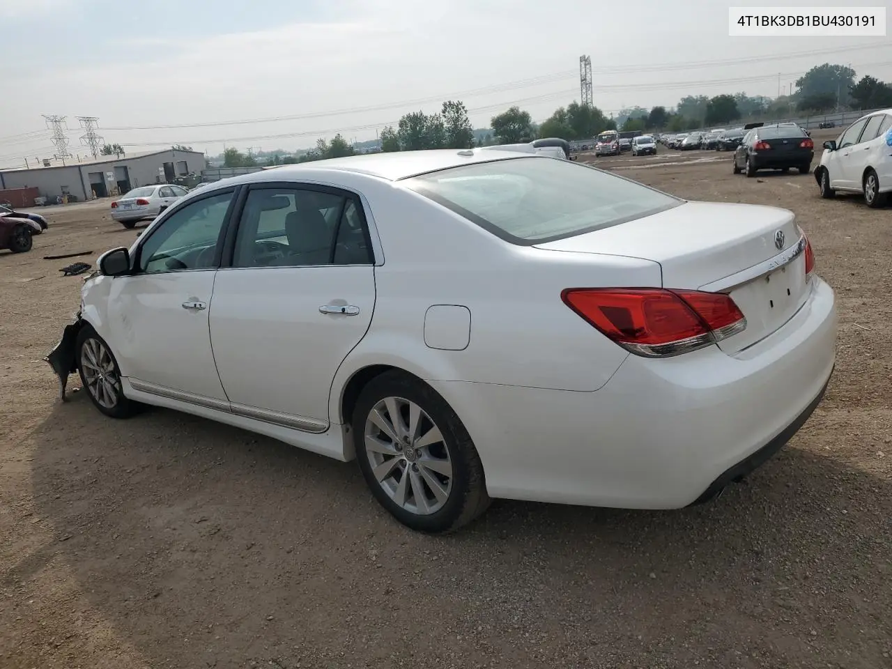 2011 Toyota Avalon Base VIN: 4T1BK3DB1BU430191 Lot: 59849455