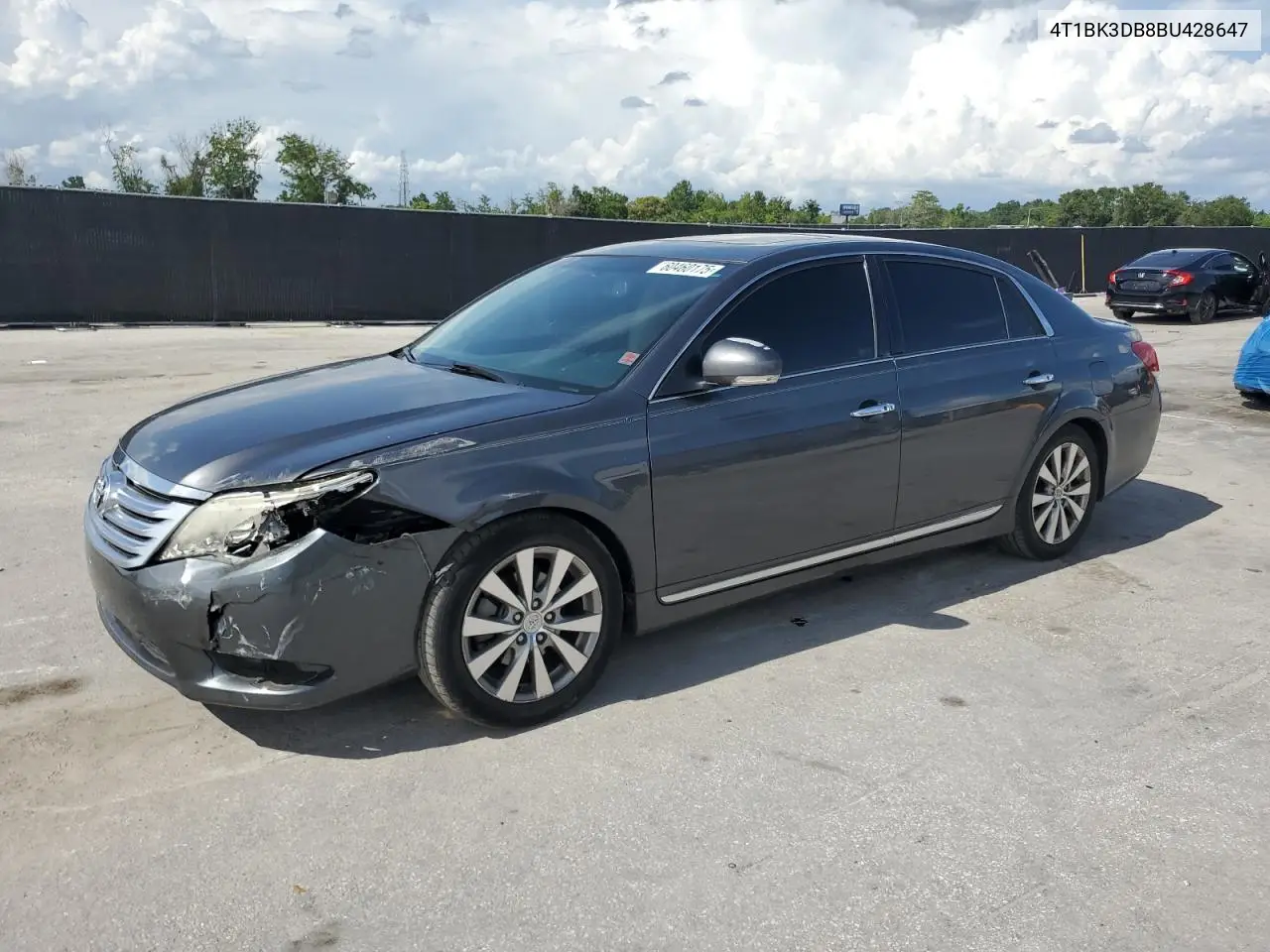 2011 Toyota Avalon Base VIN: 4T1BK3DB8BU428647 Lot: 60460175