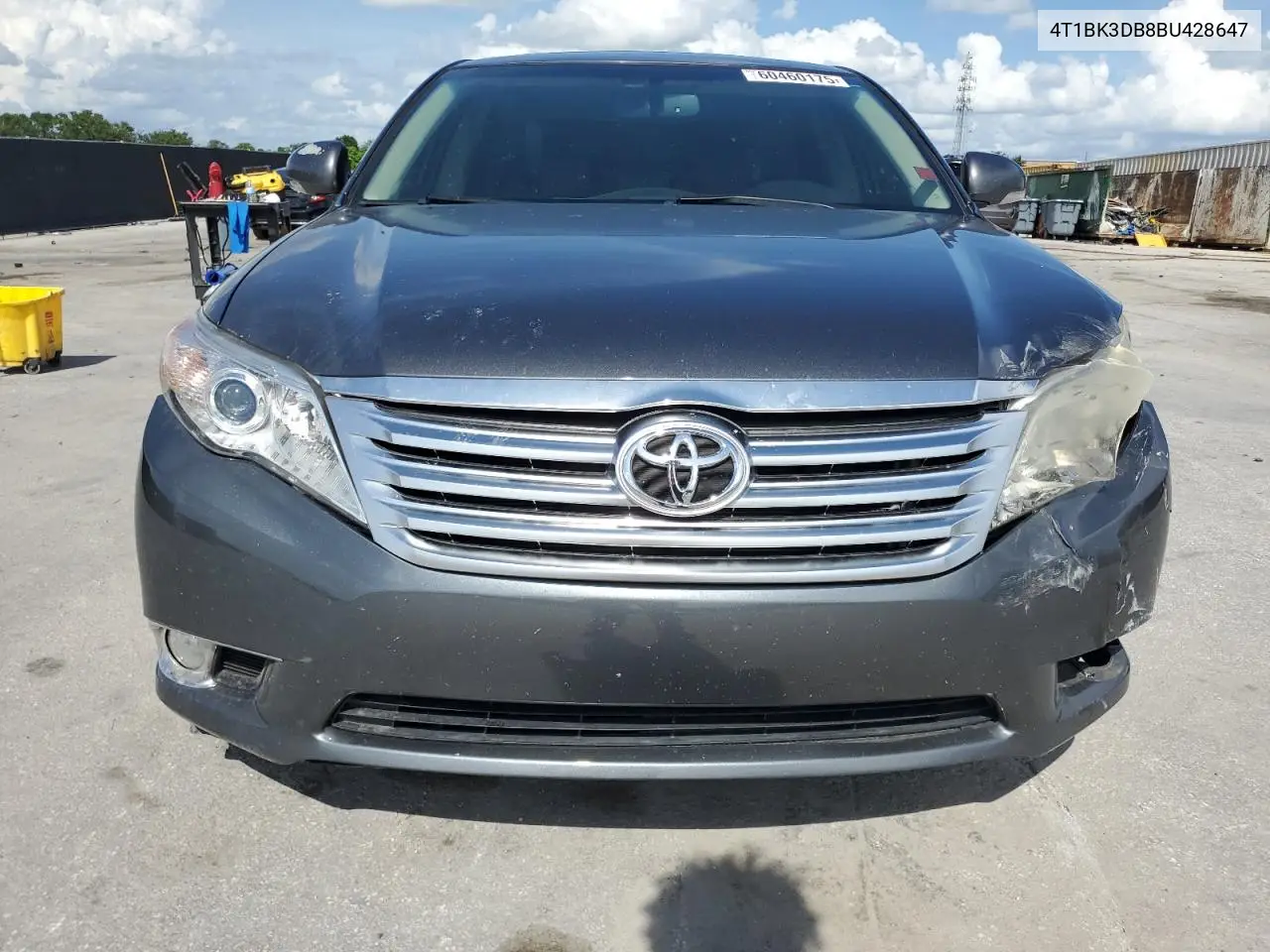 2011 Toyota Avalon Base VIN: 4T1BK3DB8BU428647 Lot: 60460175