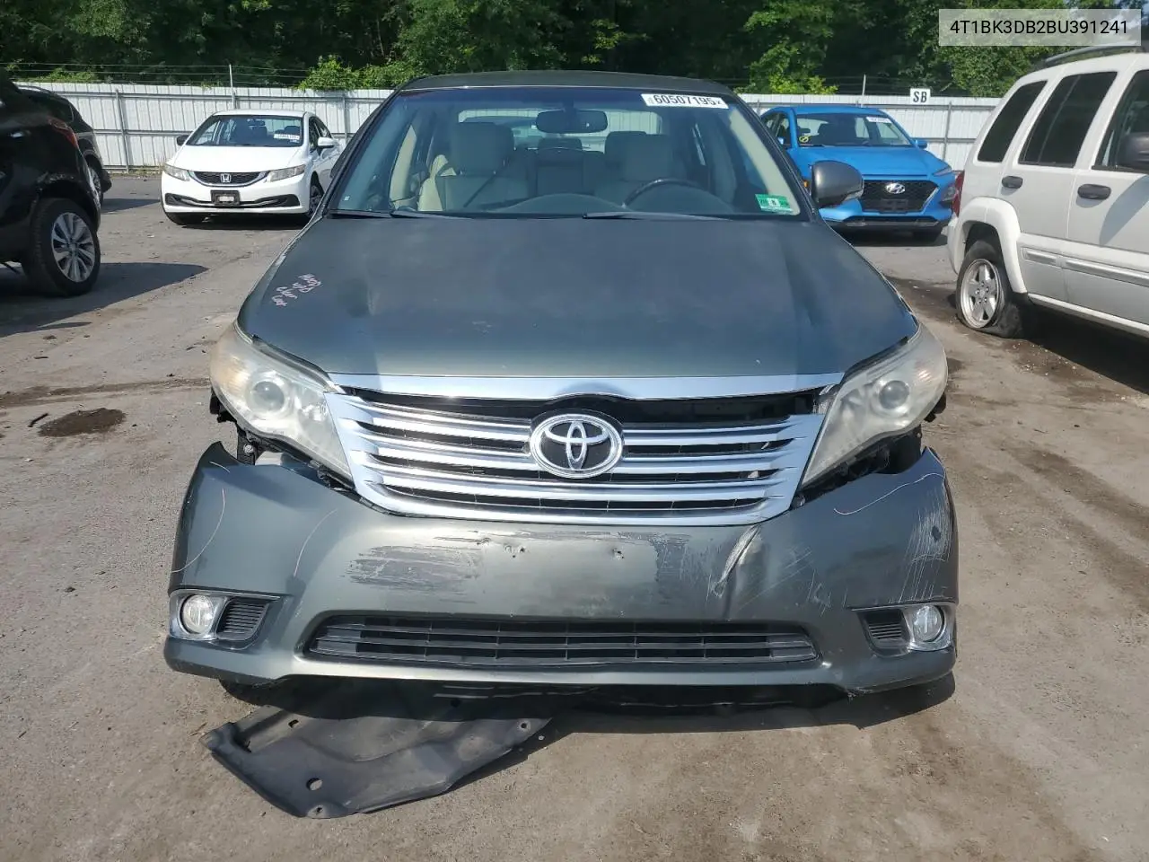 2011 Toyota Avalon Base VIN: 4T1BK3DB2BU391241 Lot: 60507195