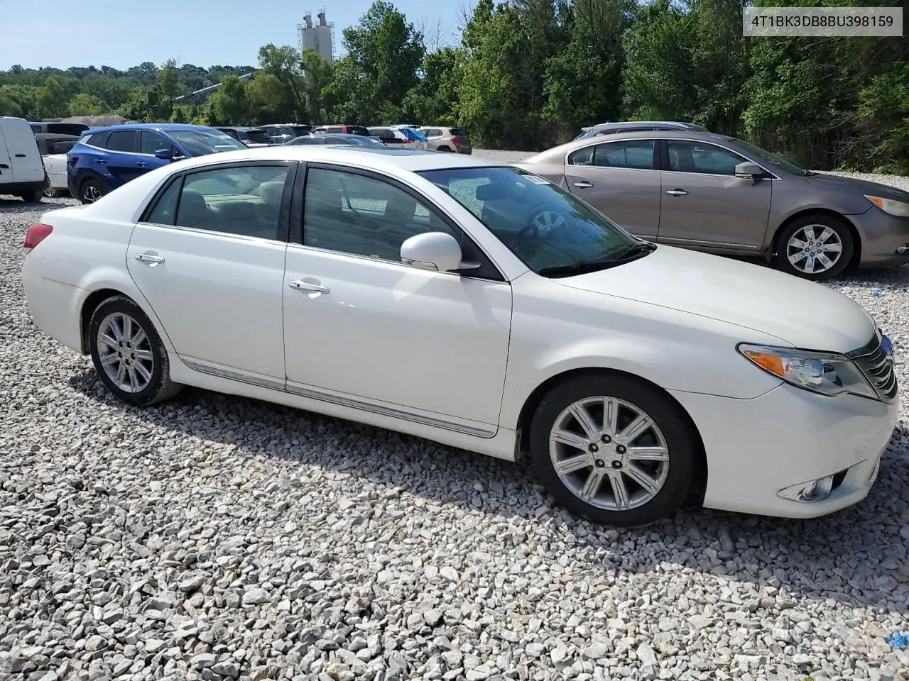 2011 Toyota Avalon Base VIN: 4T1BK3DB8BU398159 Lot: 60810985