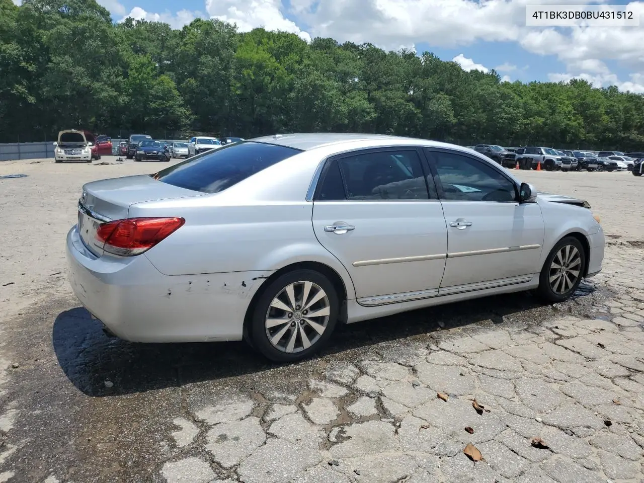 2011 Toyota Avalon Base VIN: 4T1BK3DB0BU431512 Lot: 60865345