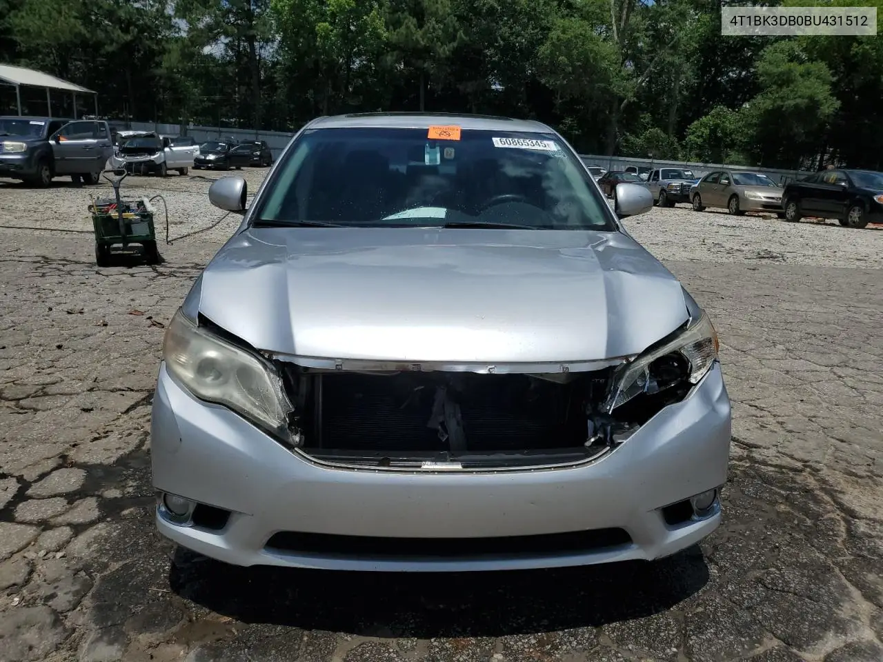 2011 Toyota Avalon Base VIN: 4T1BK3DB0BU431512 Lot: 60865345
