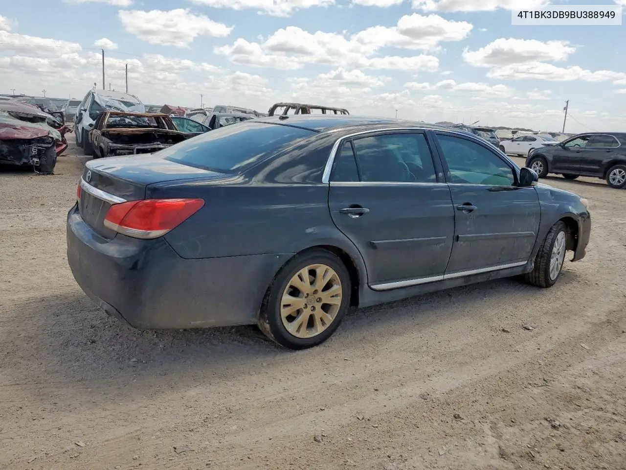 2011 Toyota Avalon Base VIN: 4T1BK3DB9BU388949 Lot: 60878745