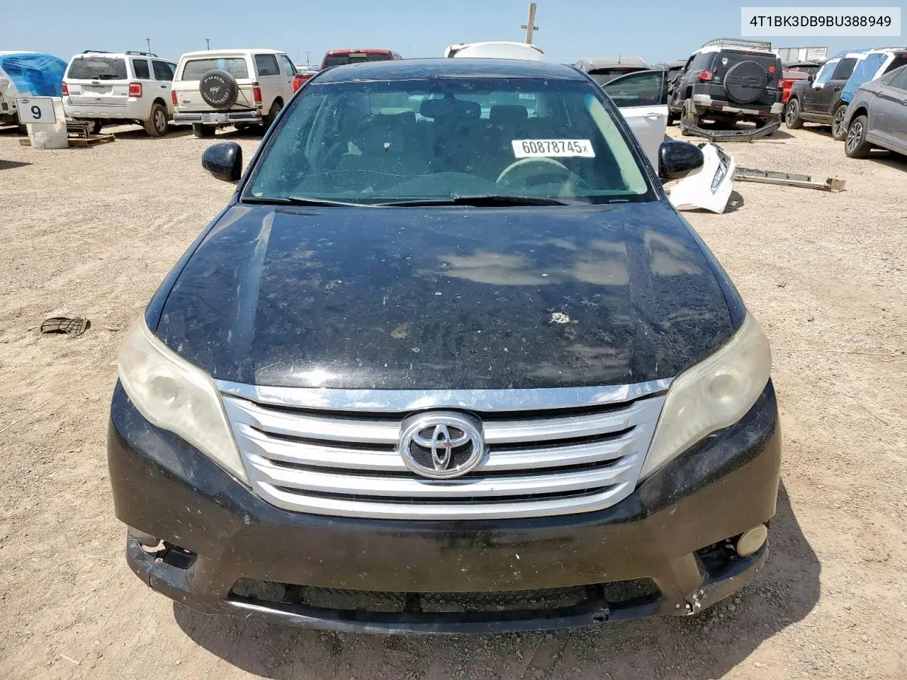 2011 Toyota Avalon Base VIN: 4T1BK3DB9BU388949 Lot: 60878745