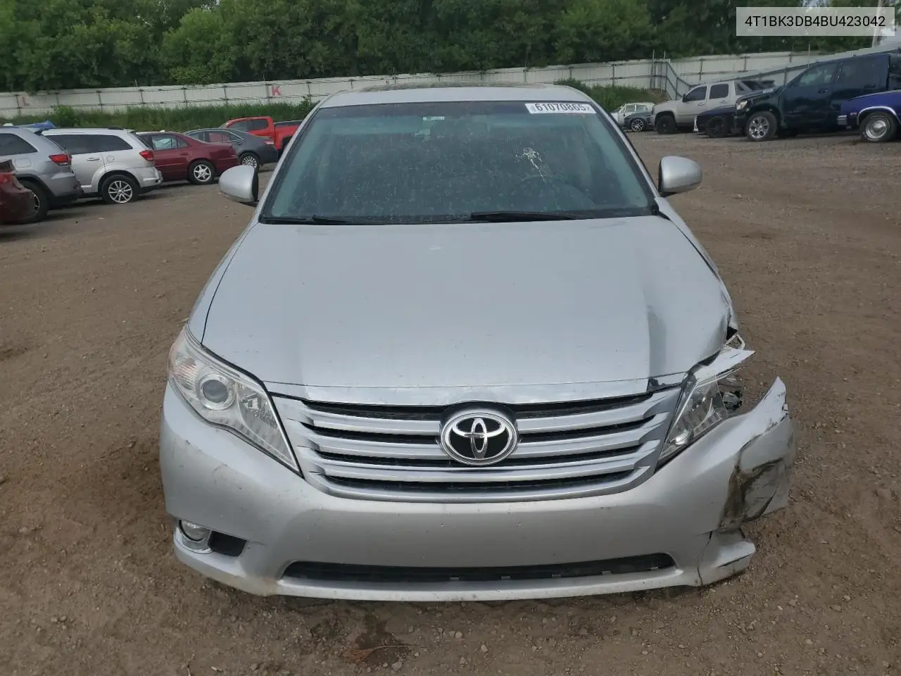 2011 Toyota Avalon Base VIN: 4T1BK3DB4BU423042 Lot: 61070865