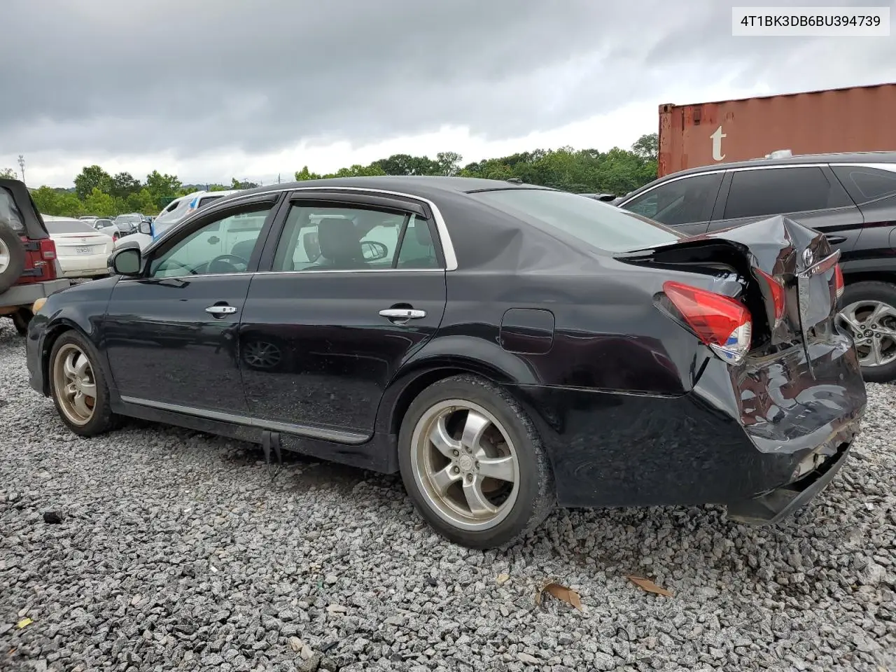 2011 Toyota Avalon Base VIN: 4T1BK3DB6BU394739 Lot: 61154665