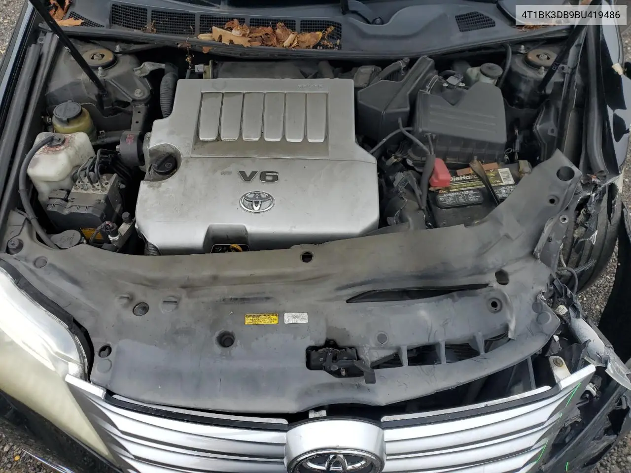 2011 Toyota Avalon Base VIN: 4T1BK3DB9BU419486 Lot: 61262545