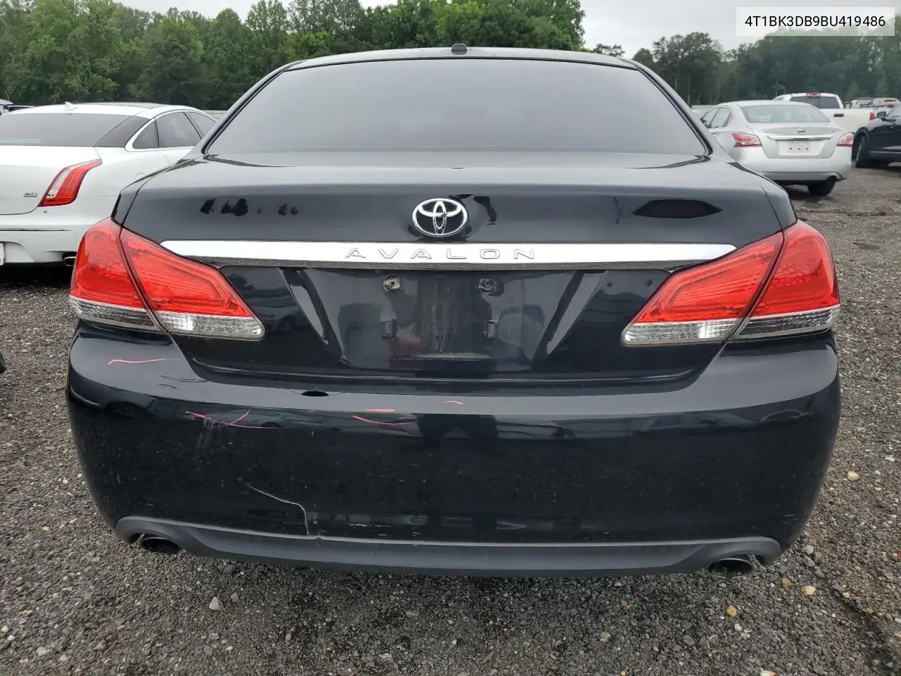 2011 Toyota Avalon Base VIN: 4T1BK3DB9BU419486 Lot: 61262545