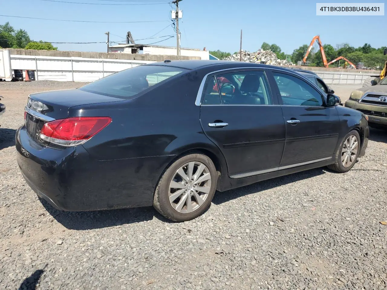2011 Toyota Avalon Base VIN: 4T1BK3DB3BU436431 Lot: 61442885