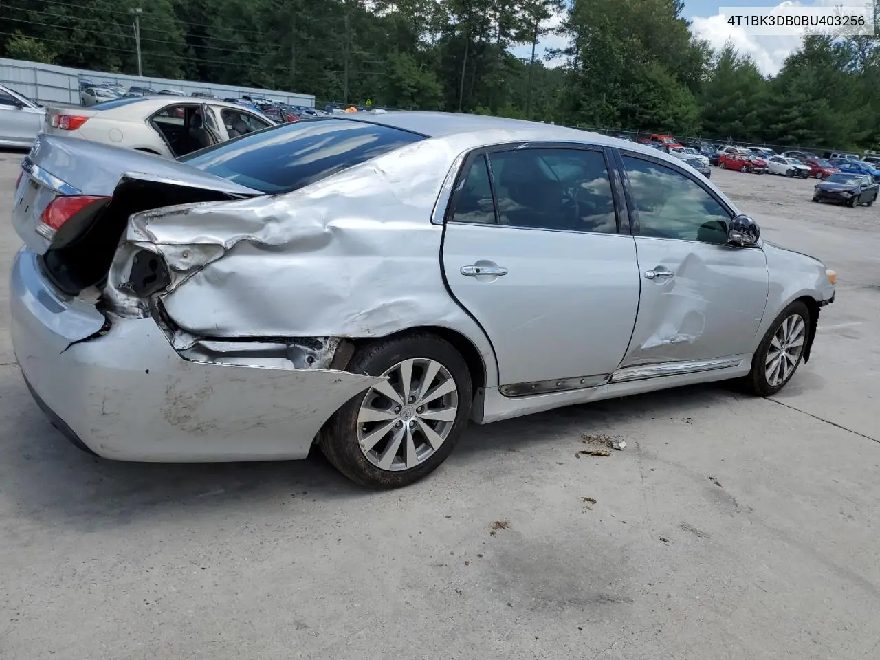 2011 Toyota Avalon Base VIN: 4T1BK3DB0BU403256 Lot: 61608915