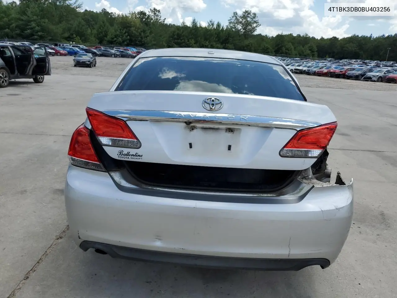 2011 Toyota Avalon Base VIN: 4T1BK3DB0BU403256 Lot: 61608915