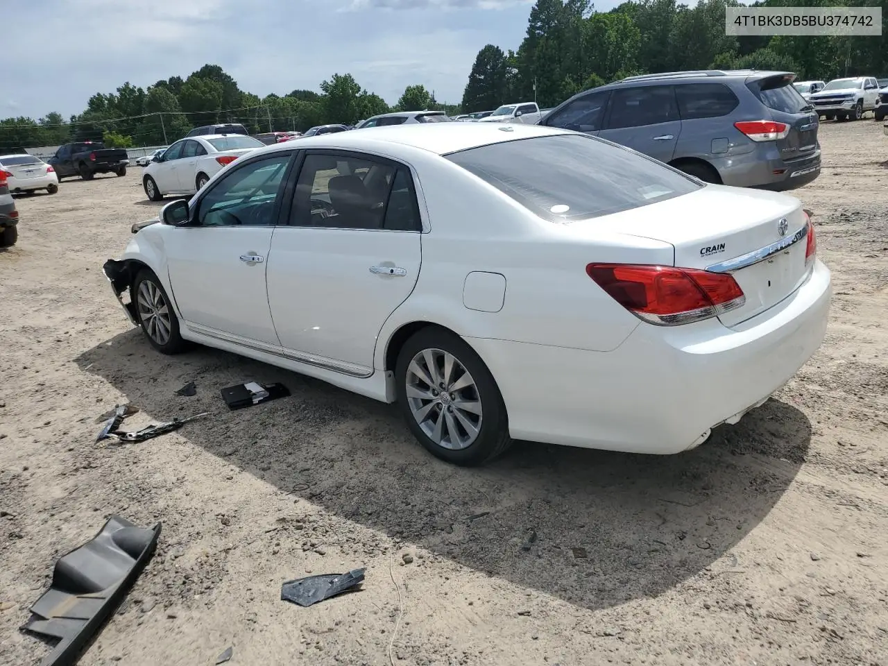 2011 Toyota Avalon Base VIN: 4T1BK3DB5BU374742 Lot: 61616805