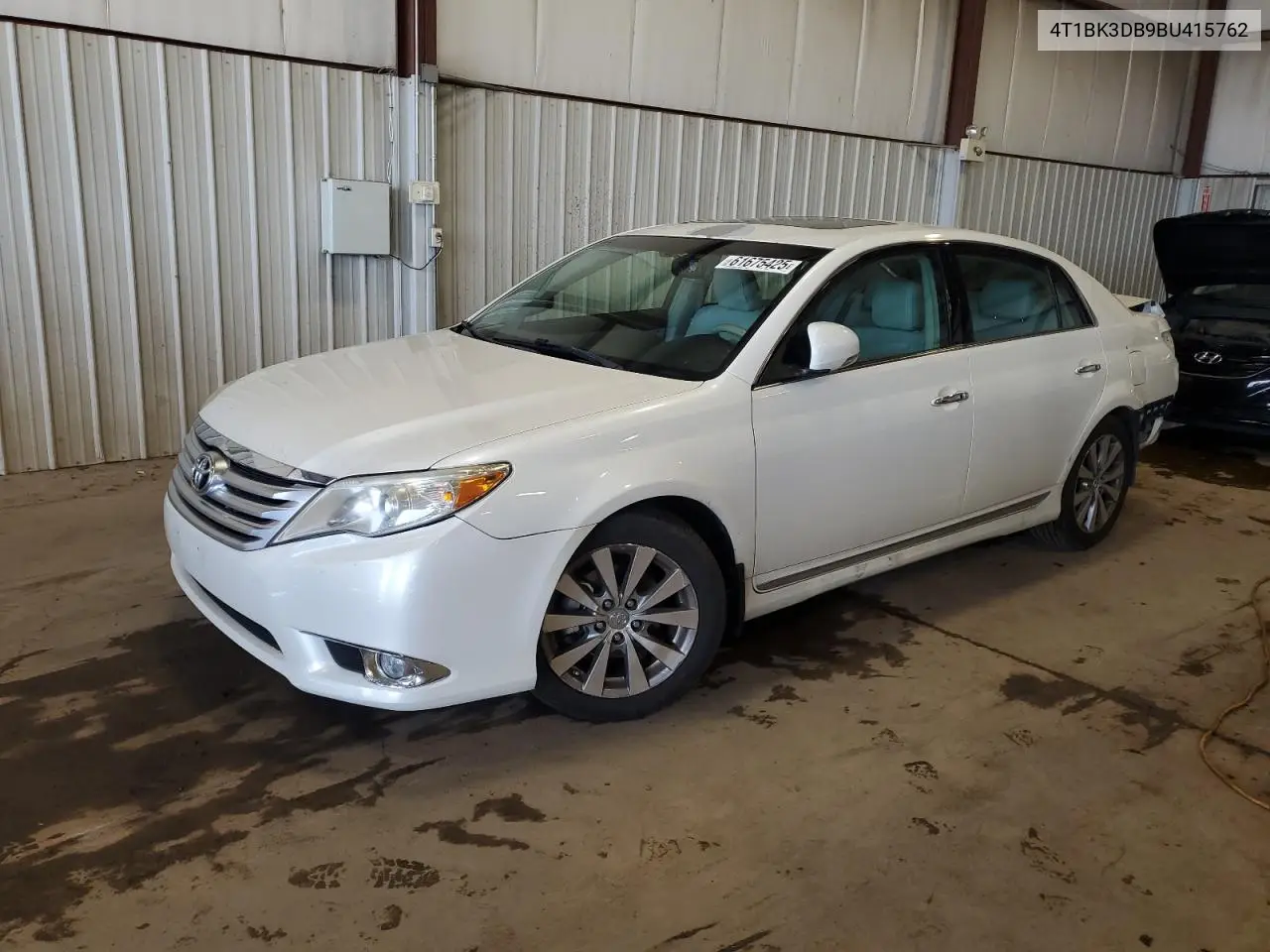 2011 Toyota Avalon Base VIN: 4T1BK3DB9BU415762 Lot: 61675425