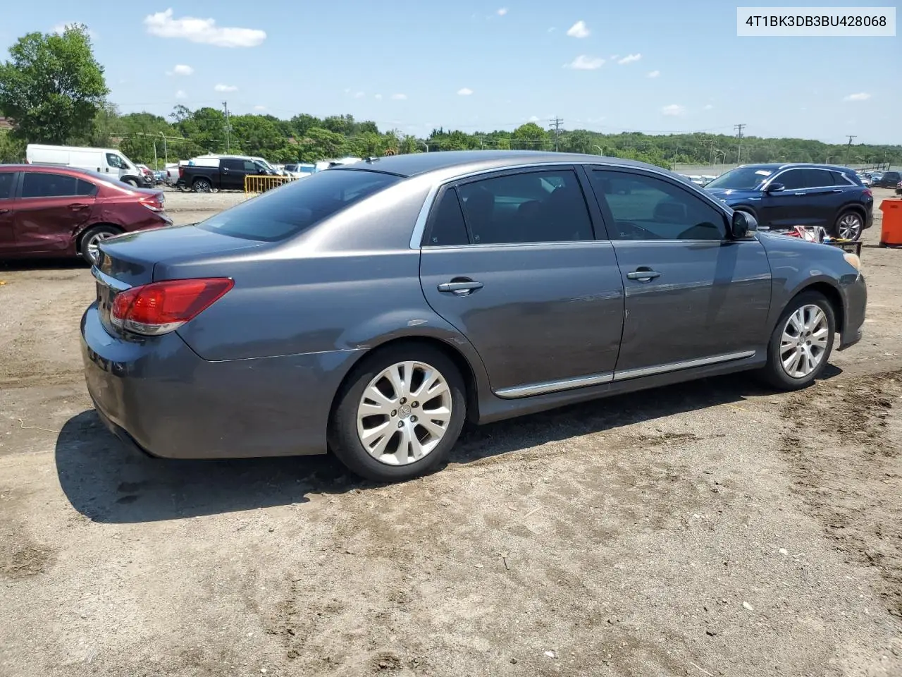 2011 Toyota Avalon Base VIN: 4T1BK3DB3BU428068 Lot: 61956225