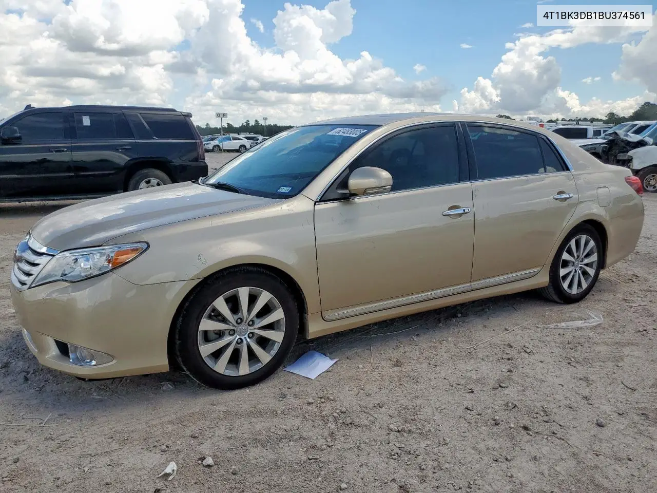2011 Toyota Avalon Base VIN: 4T1BK3DB1BU374561 Lot: 62483005