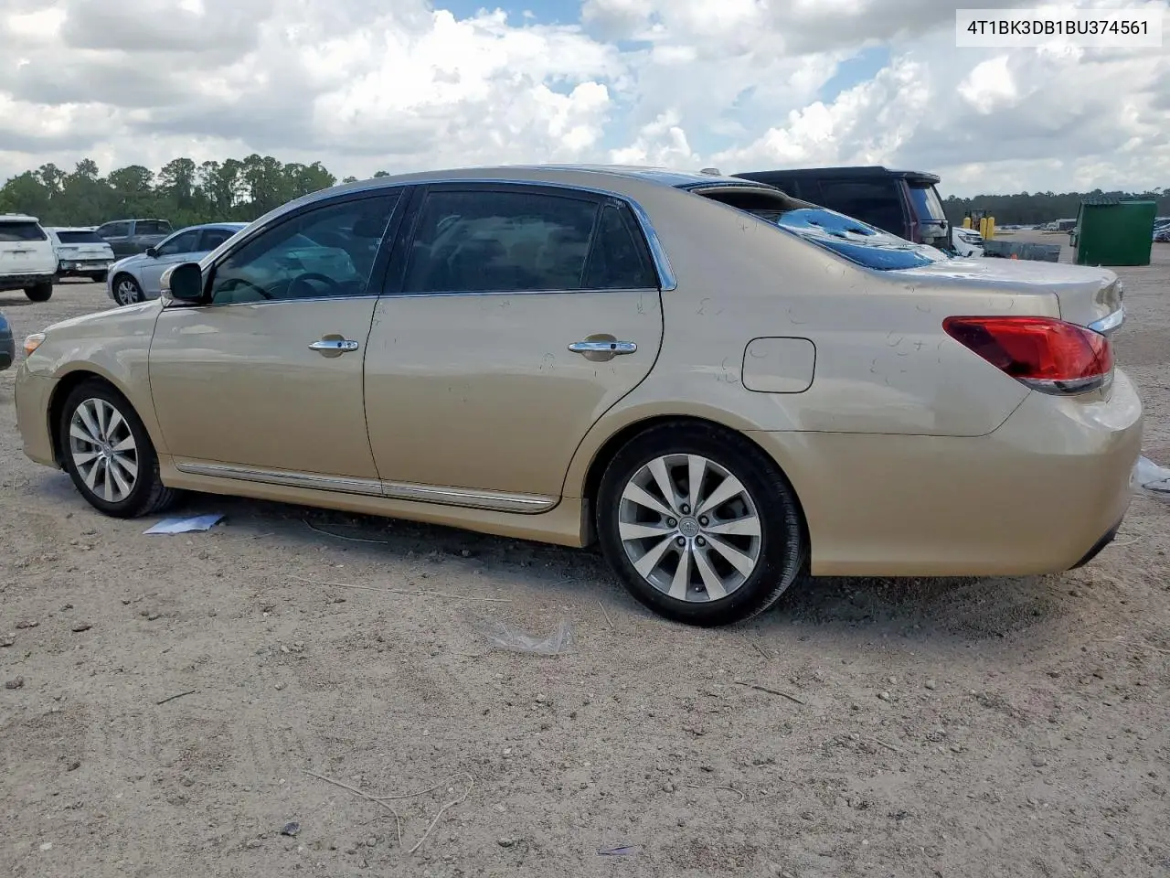 2011 Toyota Avalon Base VIN: 4T1BK3DB1BU374561 Lot: 62483005