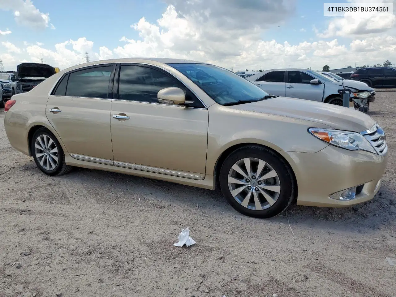 2011 Toyota Avalon Base VIN: 4T1BK3DB1BU374561 Lot: 62483005