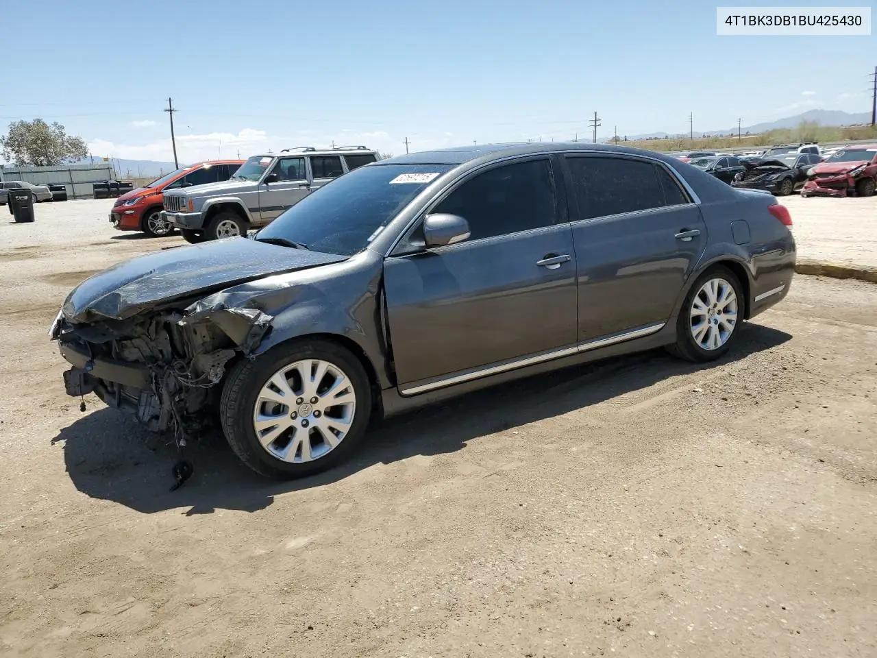 2011 Toyota Avalon Base VIN: 4T1BK3DB1BU425430 Lot: 62591215