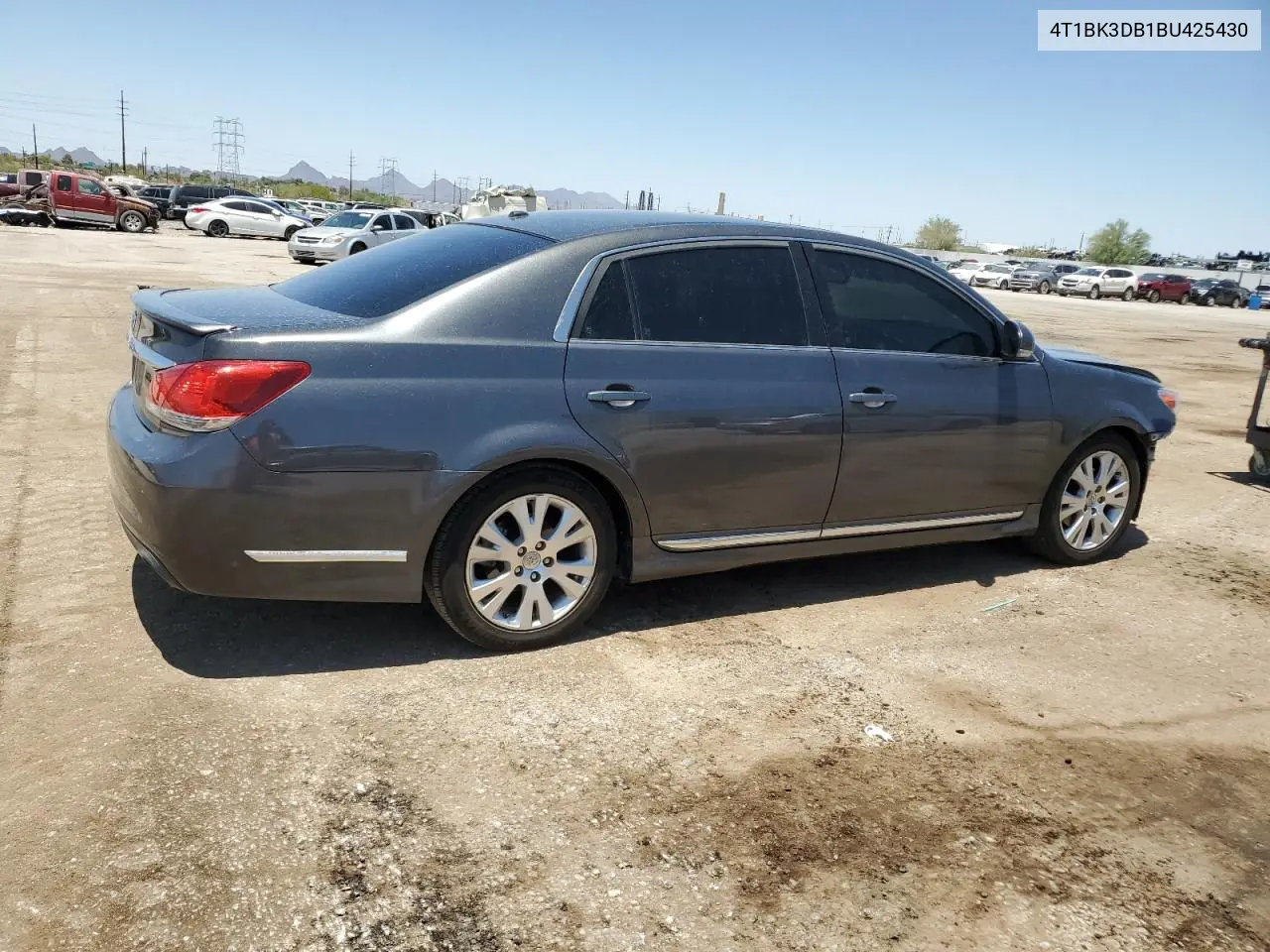 2011 Toyota Avalon Base VIN: 4T1BK3DB1BU425430 Lot: 62591215