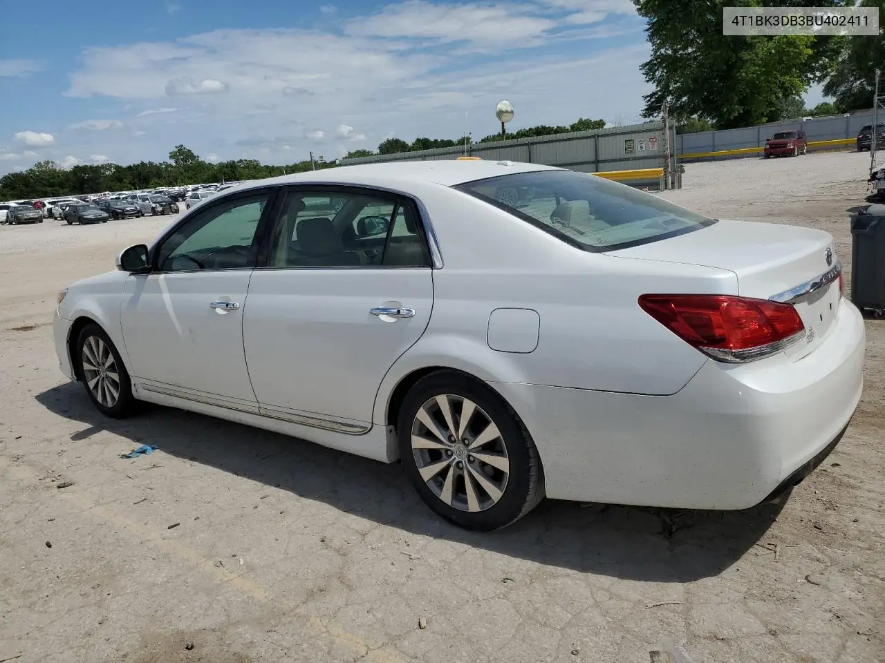 2011 Toyota Avalon Base VIN: 4T1BK3DB3BU402411 Lot: 62863375