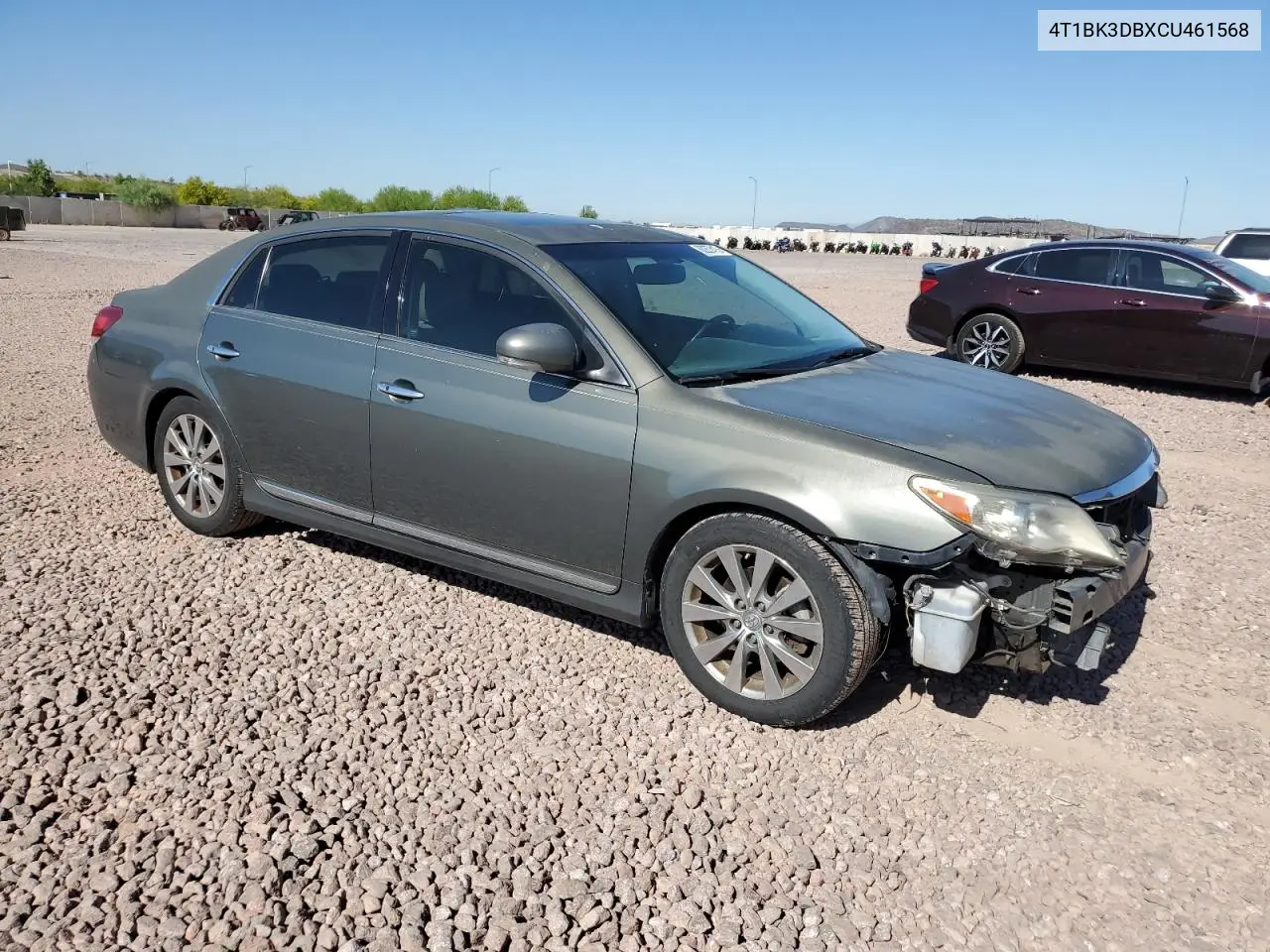 2012 Toyota Avalon Base VIN: 4T1BK3DBXCU461568 Lot: 62257415