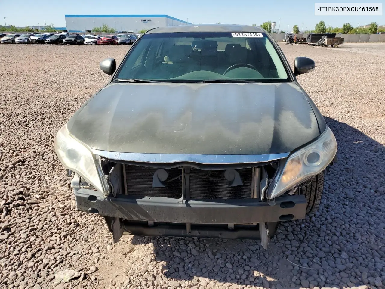 2012 Toyota Avalon Base VIN: 4T1BK3DBXCU461568 Lot: 62257415