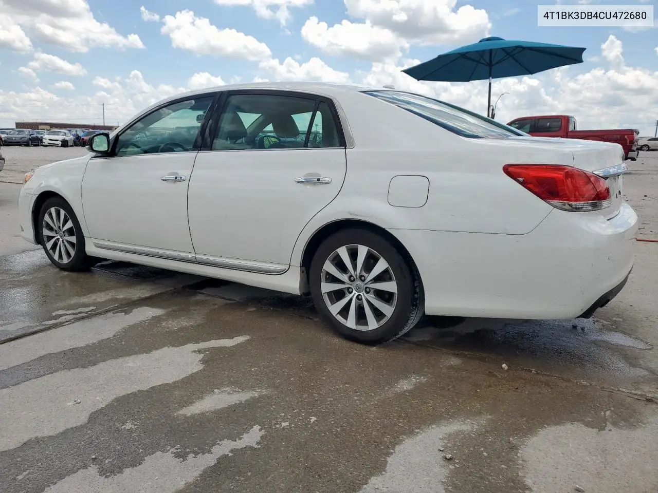 2012 Toyota Avalon Base VIN: 4T1BK3DB4CU472680 Lot: 62924375