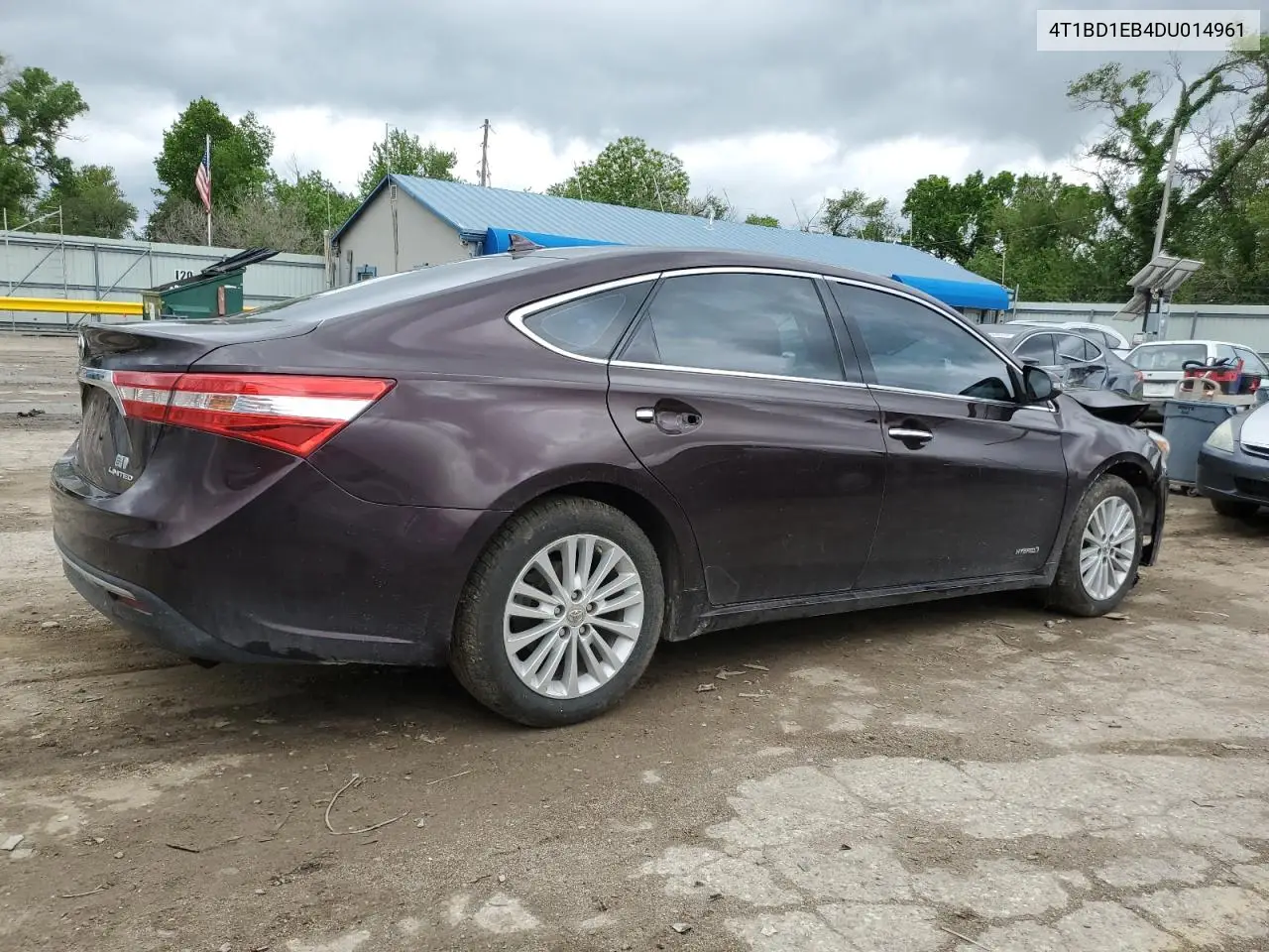 2013 Toyota Avalon Hybrid VIN: 4T1BD1EB4DU014961 Lot: 55285005