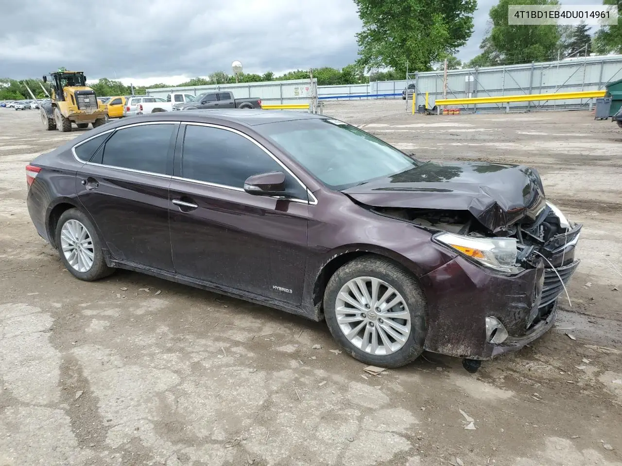 2013 Toyota Avalon Hybrid VIN: 4T1BD1EB4DU014961 Lot: 55285005