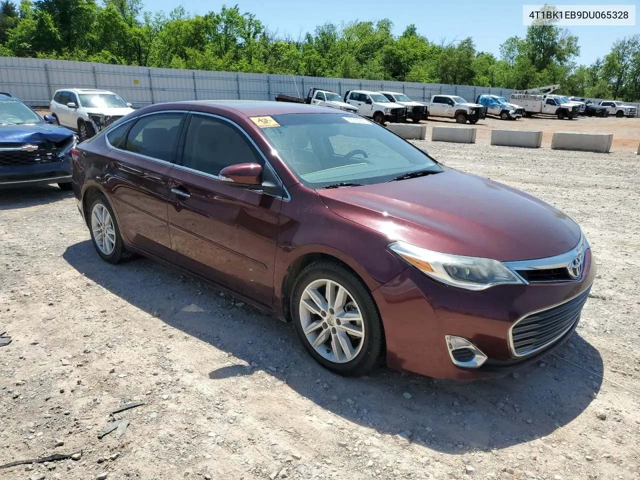 2013 Toyota Avalon Base VIN: 4T1BK1EB9DU065328 Lot: 55355885