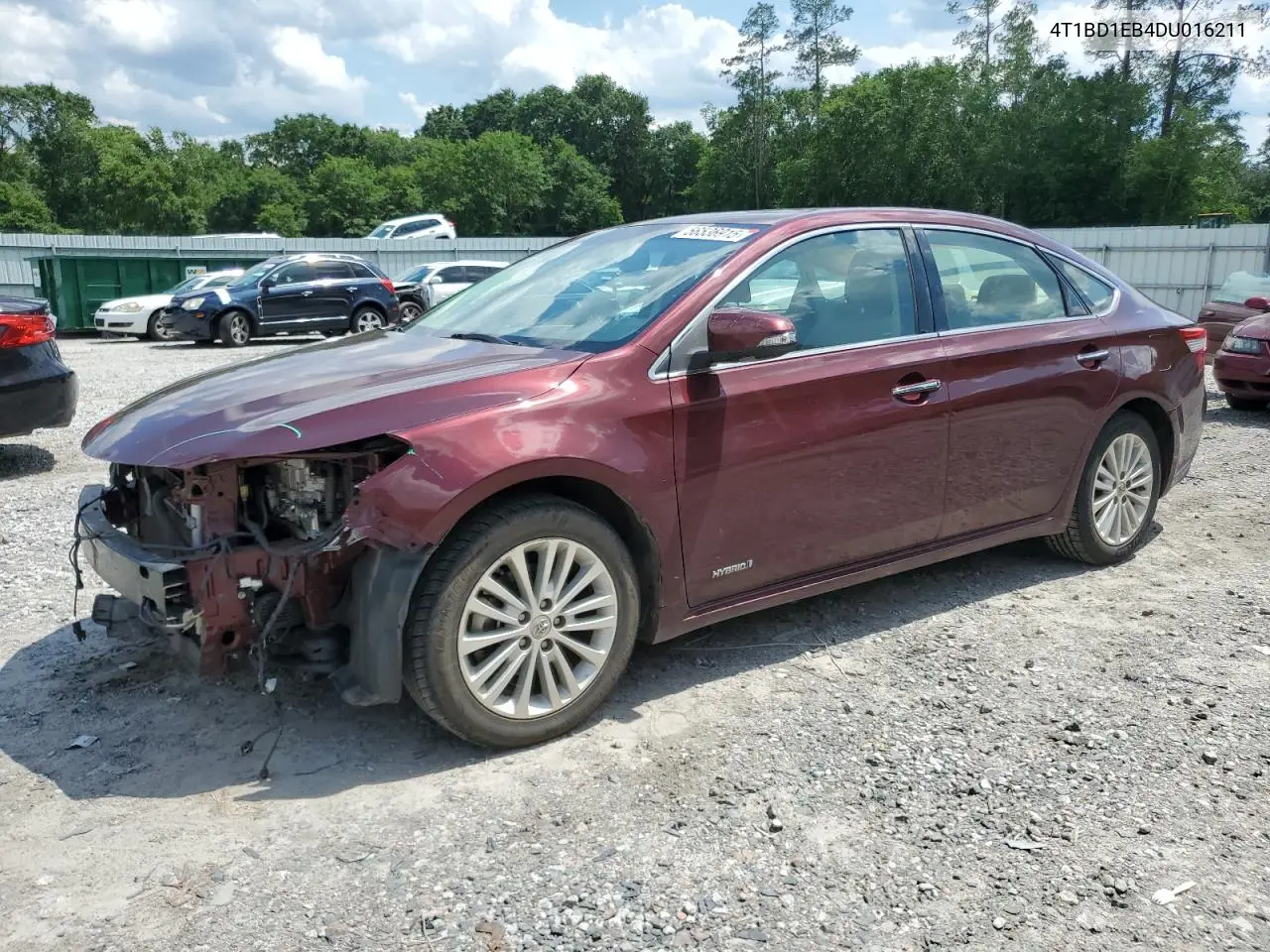 2013 Toyota Avalon Hybrid VIN: 4T1BD1EB4DU016211 Lot: 56536915
