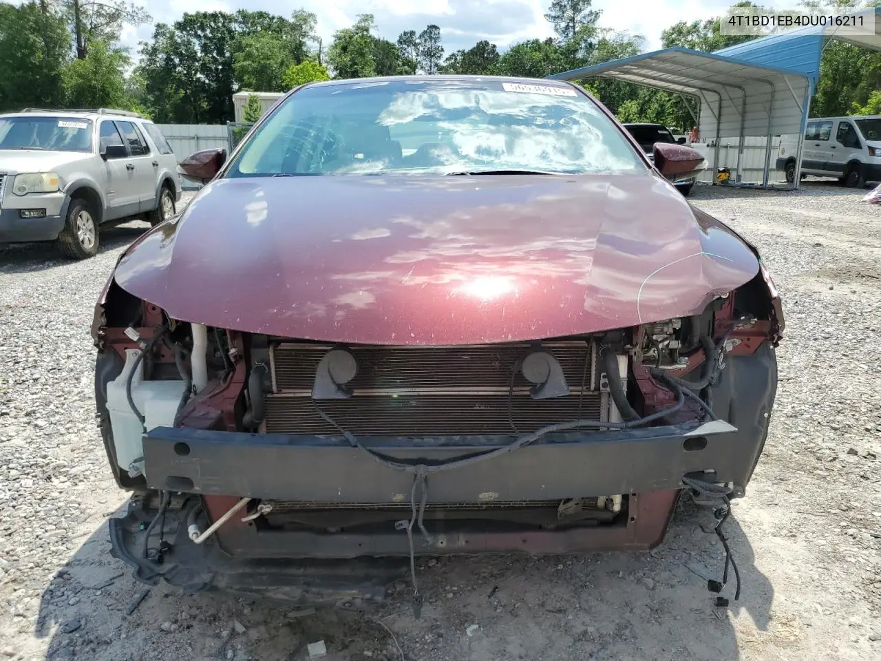 2013 Toyota Avalon Hybrid VIN: 4T1BD1EB4DU016211 Lot: 56536915