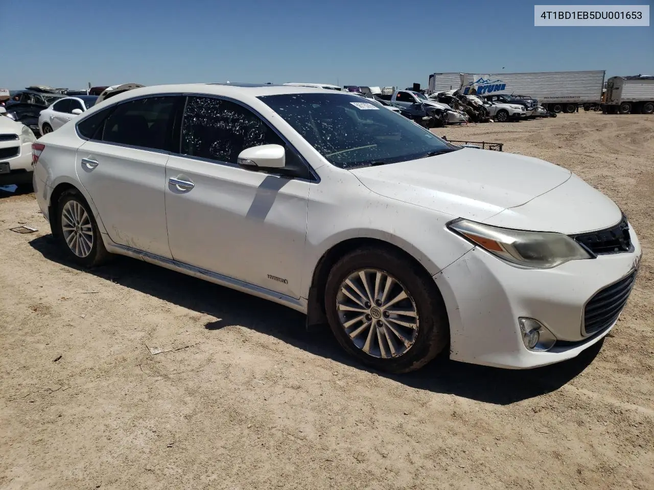 2013 Toyota Avalon Hybrid VIN: 4T1BD1EB5DU001653 Lot: 56715375