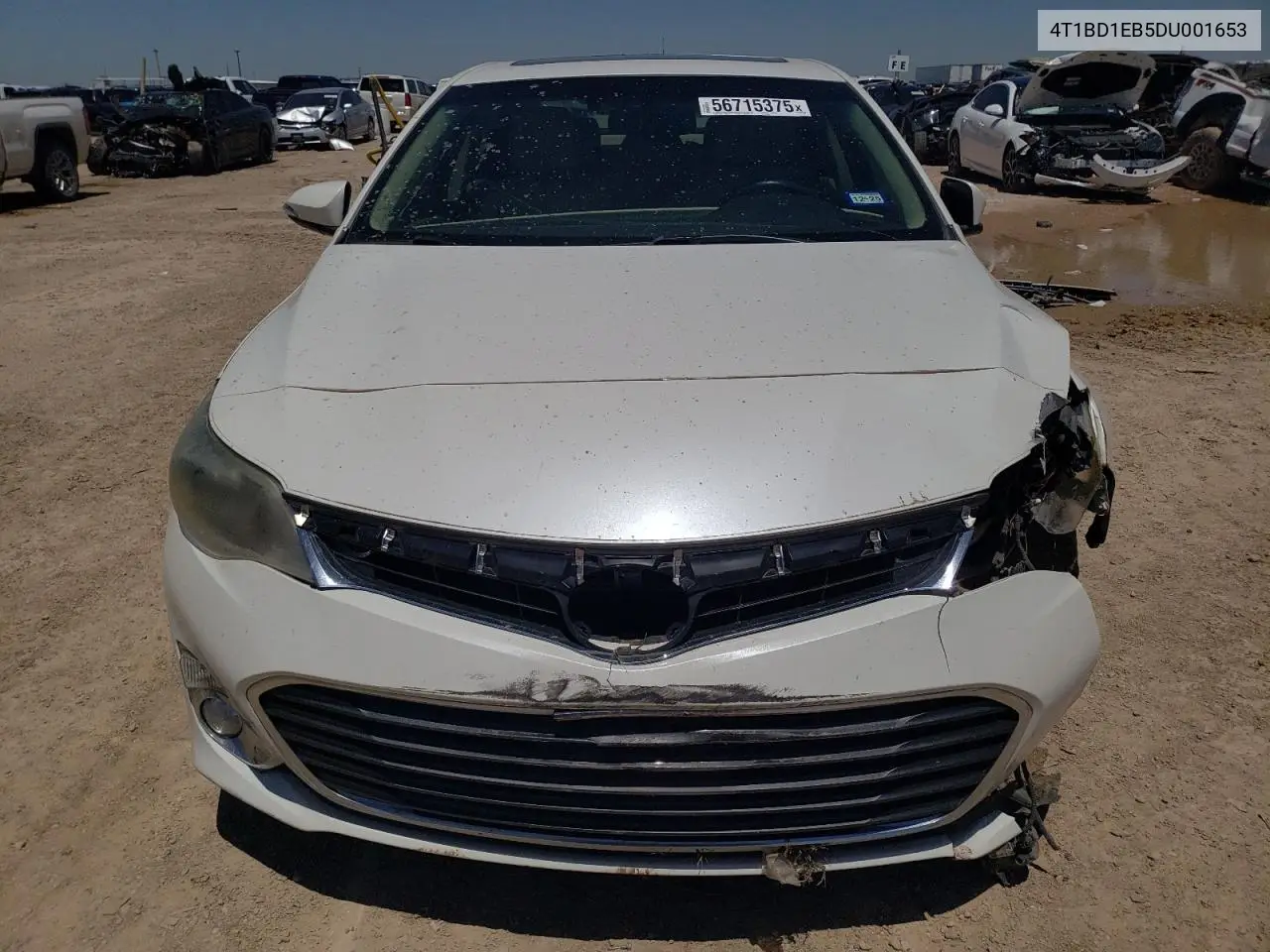 2013 Toyota Avalon Hybrid VIN: 4T1BD1EB5DU001653 Lot: 56715375