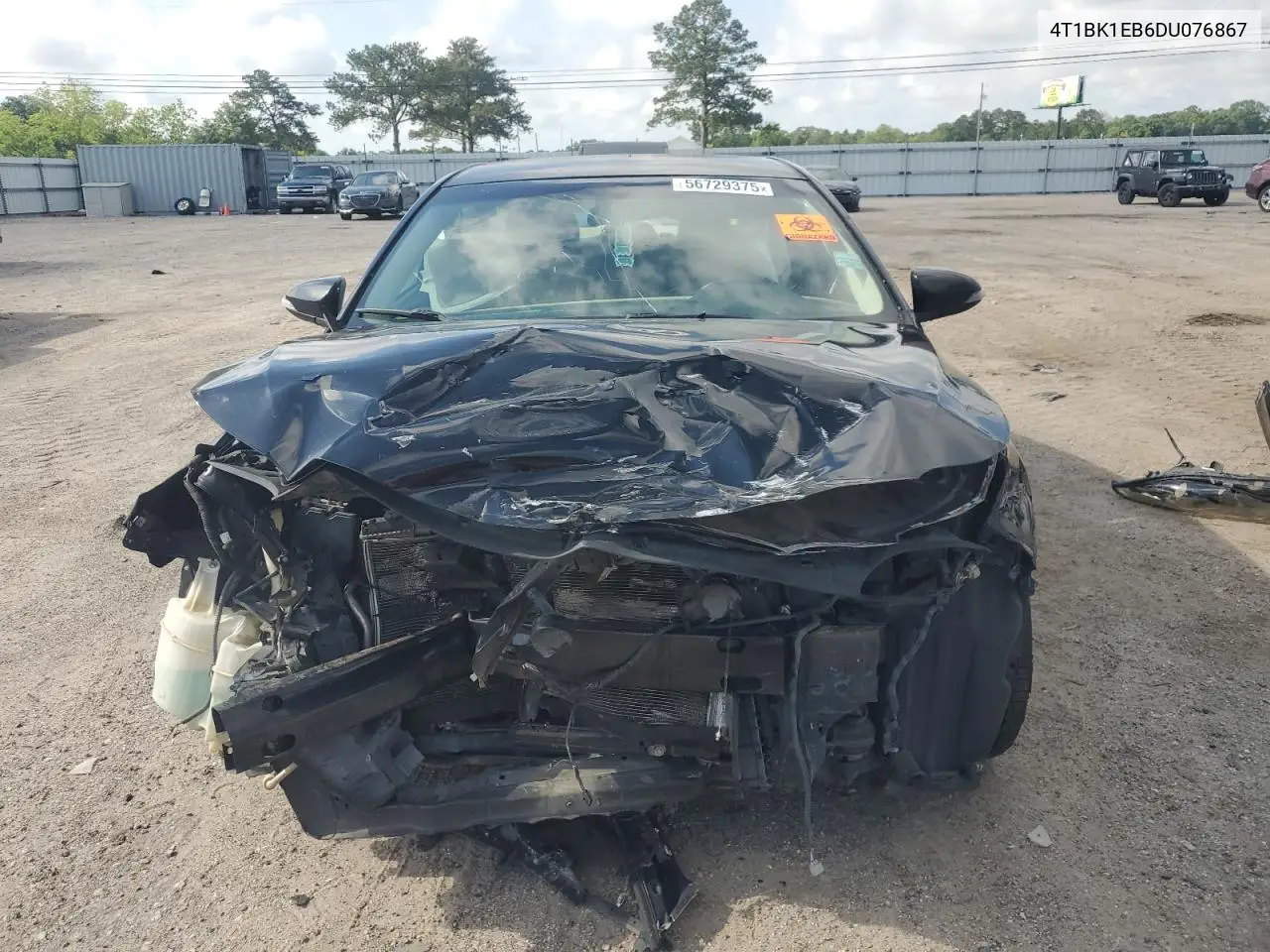 2013 Toyota Avalon Base VIN: 4T1BK1EB6DU076867 Lot: 56729375