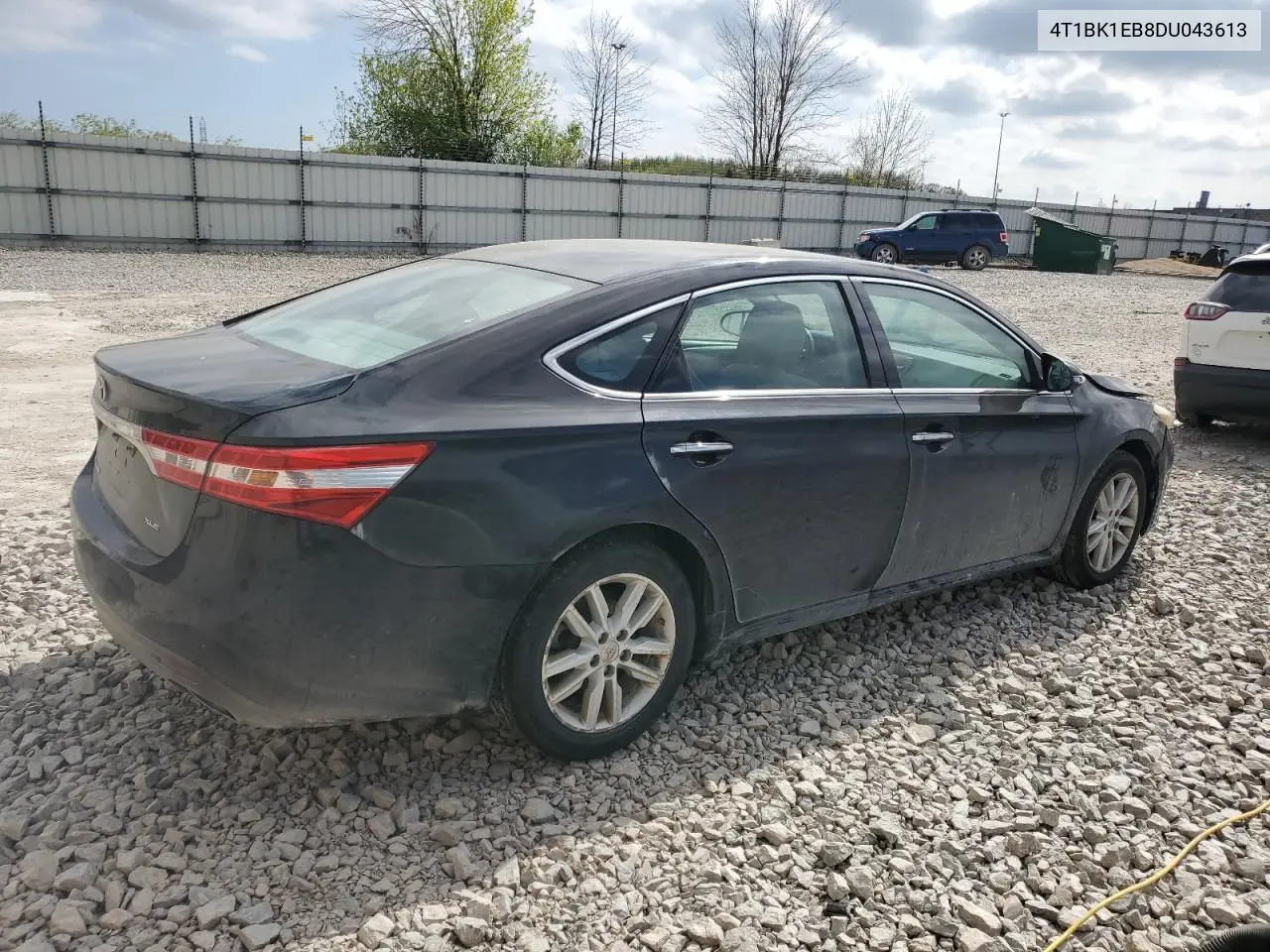 2013 Toyota Avalon Base VIN: 4T1BK1EB8DU043613 Lot: 56830305