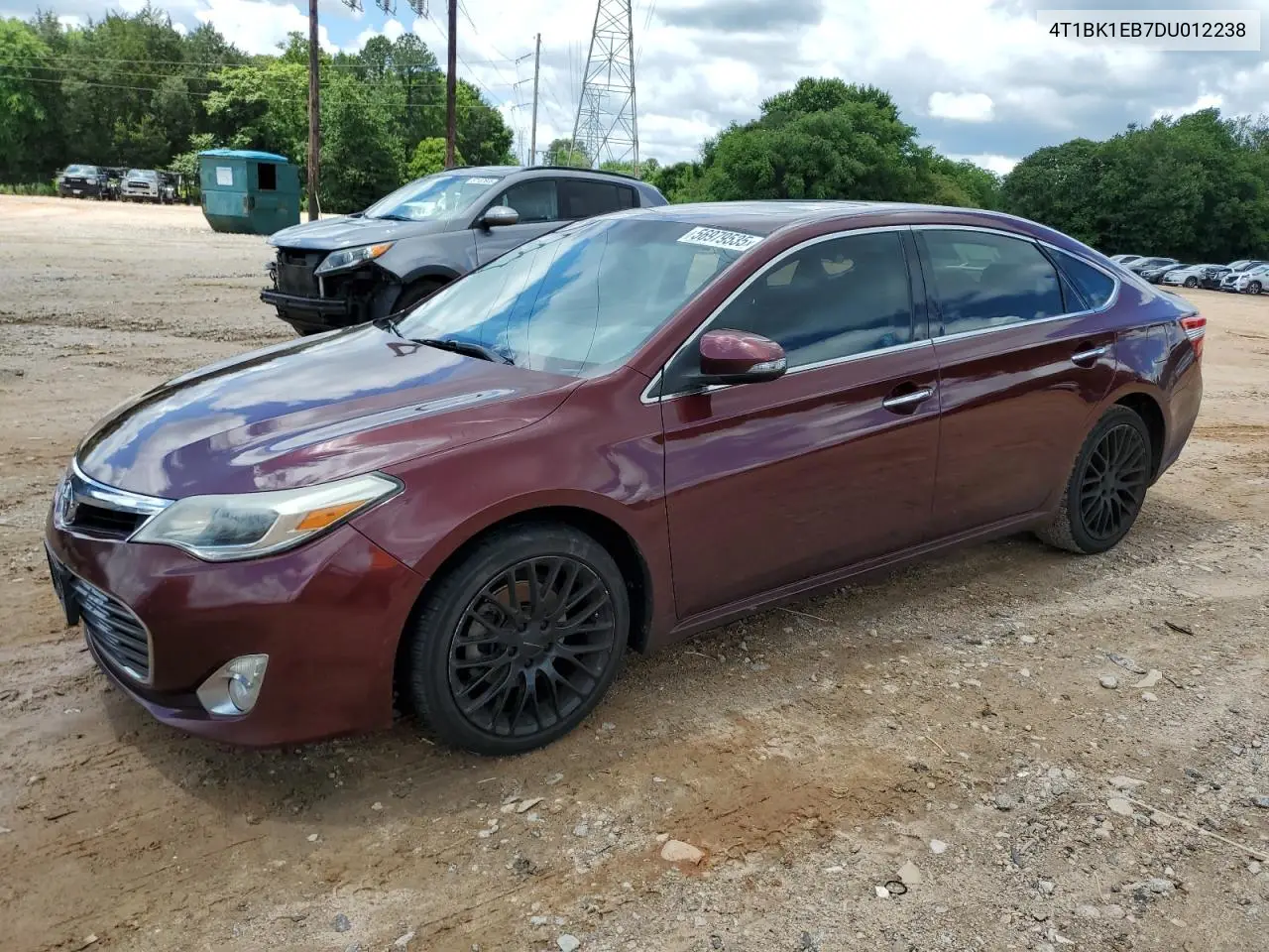 2013 Toyota Avalon Base VIN: 4T1BK1EB7DU012238 Lot: 56979535