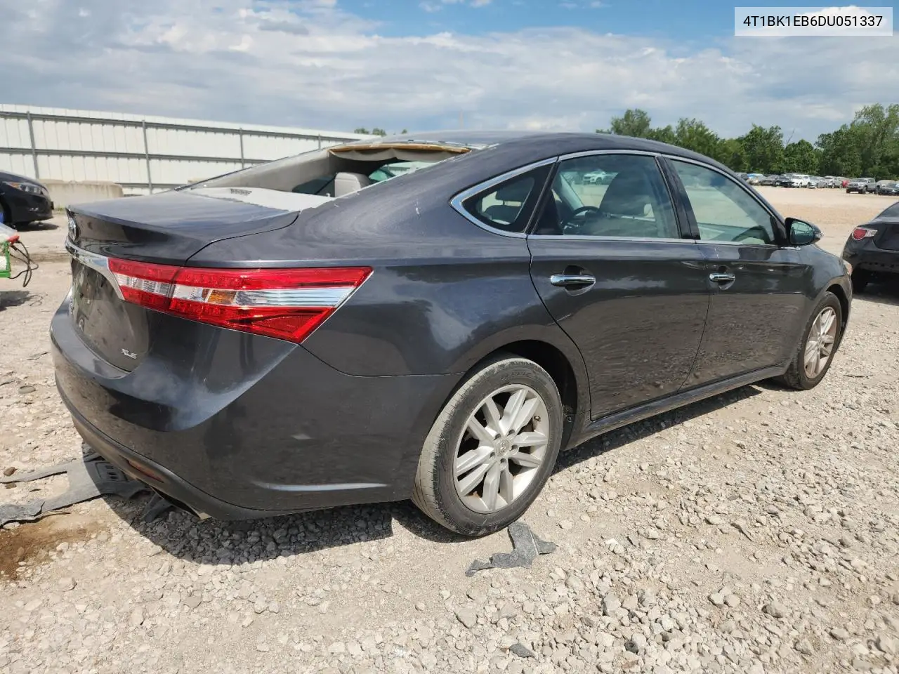 2013 Toyota Avalon Base VIN: 4T1BK1EB6DU051337 Lot: 60679245