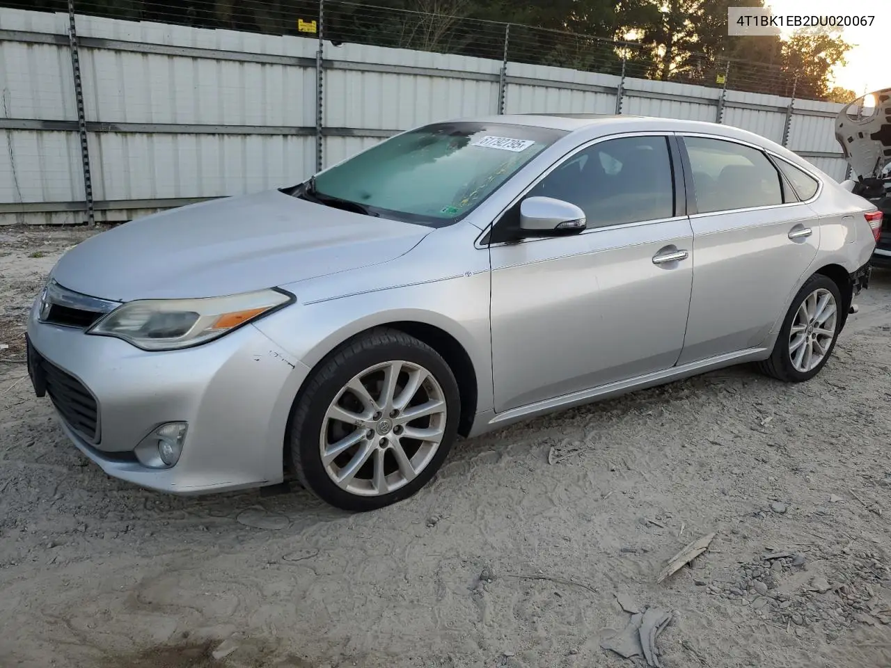 2013 Toyota Avalon Base VIN: 4T1BK1EB2DU020067 Lot: 61792795